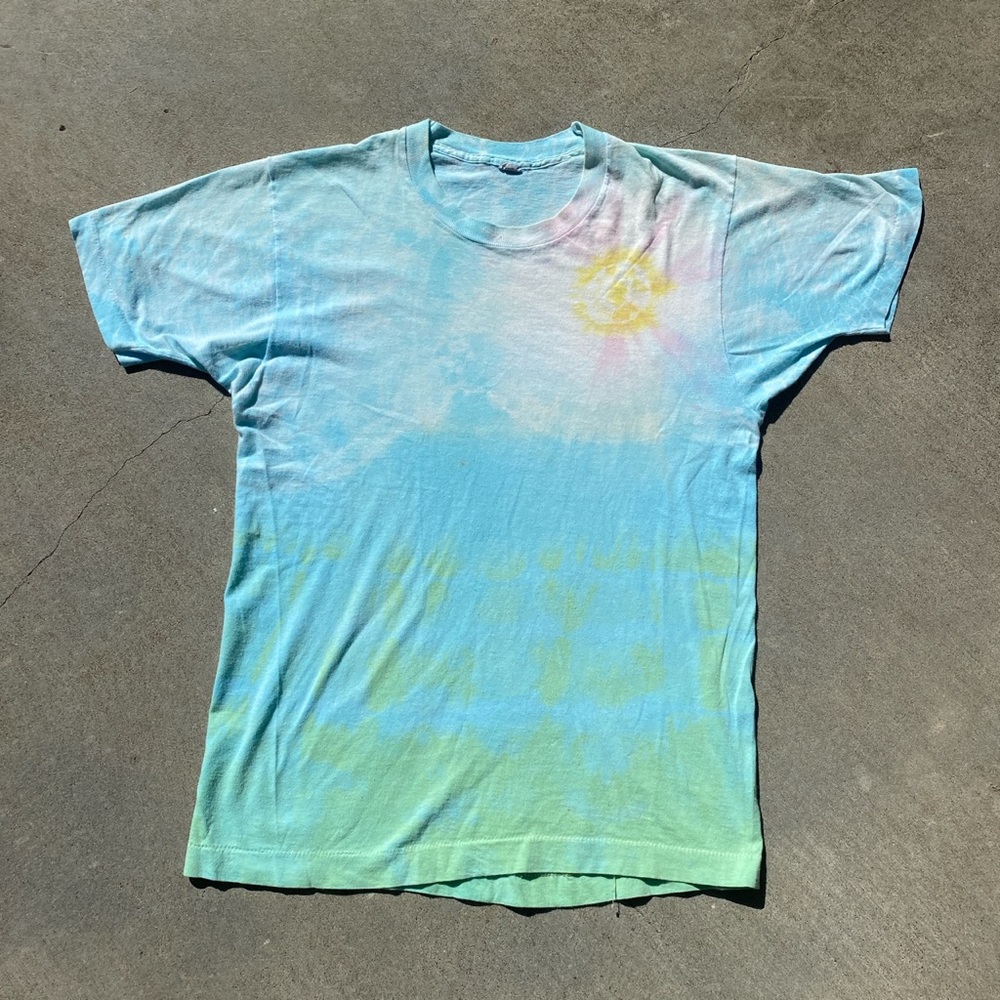 Vintage late 80s airbrush radioactive t shirt